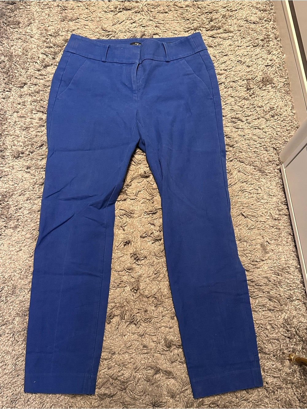 LOFT Slim Chinos in Bright Blue